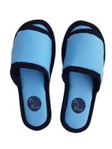 Chinelo de Pano 33 / 34 - Coleção Pé & Pano Colors - Azul Turquesa