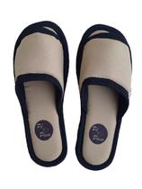 Chinelo de Pano 33 / 34 - Coleção Pé & Pano Colors - Cáqui