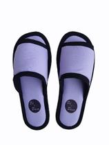 Chinelo de Pano 33 / 34 - Coleção Pé & Pano Colors - Lilás