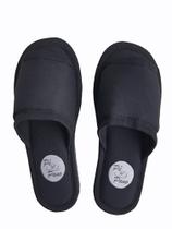 Chinelo de Pano 33 / 34 - Coleção Pé & Pano Colors - Preto