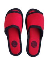 Chinelo de Pano 33 / 34 - Coleção Pé & Pano Colors - Vermelho