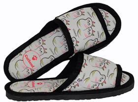 Chinelo de Pano 33 / 34 - Coleção Signos Catland - Gêmeos