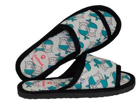 Chinelo de Pano 33 / 34 - Coleção Signos Catland - Peixes Chinelo de Pano 33 / 34 - Coleção Signos Catland - Peixes