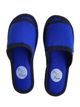 Chinelo de Pano 37 / 38 - Coleção Pé & Pano Colors - Azul Royal