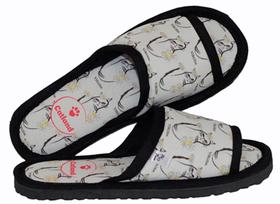 Chinelo de Pano 37 / 38 - Coleção Signos Catland - Virgem Chinelo de Pano 37 / 38 - Coleção Signos Catland - Virgem