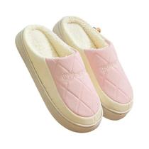 Chinelo de Pele Quente para Inverno - Antiderrapante, Macio e Estilo Vintage