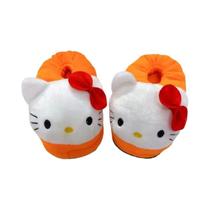 Chinelo de Pelúcia Hello Kitty Feminino - Quentinho para Outono/Inverno Chinelo de Pelúcia Hello Kitty Feminino - Quentinho para Outono/Inverno