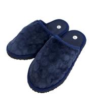 Chinelo de Quarto Azul Unissex com Pelinhos GZT Ref.SN0937