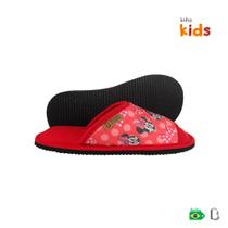 CHINELO DE QUARTO CONFORTO INFANTIL MINNIE - ABERTO - Branca Artesanatos CHINELO DE QUARTO CONFORTO INFANTIL MINNIE - ABERTO - Branca Artesanatos