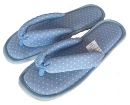 Chinelo De Quarto Dedo Poá Azul (pantufas, Temos Atacado) - Cloth Slippers