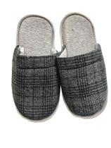 Chinelo de Quarto Estampa Xadrez em Algodão Cotton Ref.19101 Chinelo de Quarto Estampa Xadrez em Algodão Cotton Ref.19101