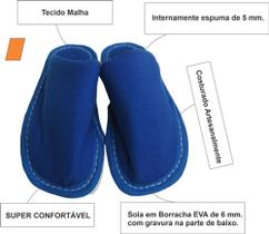 Chinelo De Quarto Fechado Masculino- Pantufas Fechada - Chinelo em Tecido Fechado (Temos Atacado)