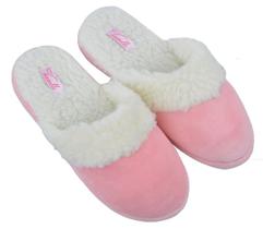Chinelo de Quarto Feminino Inverno em Plush Com Pele JC Super Confortável Vairelli