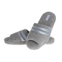 Chinelo de Quarto Feminino Liss Aberto Cinza Mescla