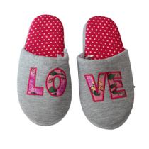 Chinelo de Quarto Feminino Paris Love P 33/35 Zona Criativa - 10071280 Chinelo de Quarto Feminino Paris Love P 33/35 Zona Criativa - 10071280
