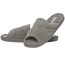Chinelo de Quarto Masculino Roger Aberto Cinza Mescla