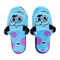 Chinelo de Quarto Monstro S.A Sulley Disney Zona Criativa Pantufa Calçado Licenciado Sandália Confortável Cor:AzulTaman Chinelo de Quarto Monstro S.A Sulley Disney Zona Criativa Pantufa Calçado Licenciado Sandália Confortável Cor:AzulTaman