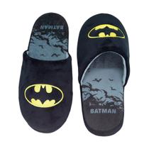 Chinelo de Quarto Pantufa Batman Oficial DC Moda Geek