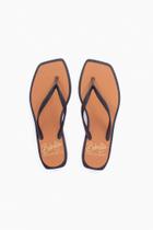 Chinelo de tiras ocre com preto Chinelo de tiras ocre com preto