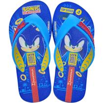 Chinelo Dedo Borracha Infantil Menino Sonic Casual Dia a Dia Ipanema 26958