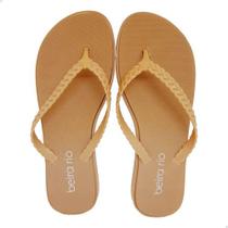 Chinelo dedo feminino beira rio original nude