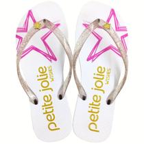 Chinelo Dedo Feminino Casual Dia a Dia J-Lastic Petite Jolie Pj7080