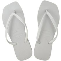 Chinelo Dedo Feminino Casual Dia a Dia Praia Passeio Bico Quadrado Havaianas Slim Square