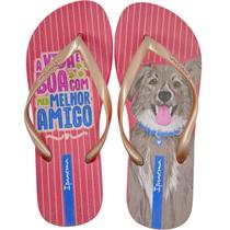 Chinelo Dedo Feminino Casual Dia a Dia Praia Passeio Pets Lovers Ipanema 27005