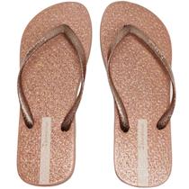 Chinelo Dedo Feminino Casual Dia Dia Borracha com Glitter Ipanema 26481