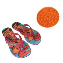 Chinelo Dedo Infantil Menina Pop It Space Jam 22756