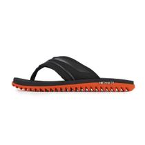Chinelo Dedo Kenner Kivah New Force Preto e Laranja Masculino