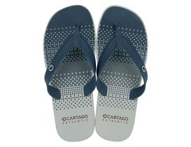 Chinelo dedo masculino cartago atlanta ii 12432 cinza / azul