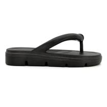 Chinelo Dedo Nuvem Usaflex Poofy Plataforma Eva Preto