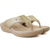Chinelo Dedos Piccadilly Anabela Conforto Plantar Anatômico