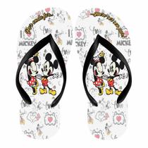Chinelo Dia dos namorados Mickey e Minnie Dança - Naltic