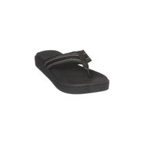 Chinelo Dijean Conforto Feminino Preto Com Detalhe Cores