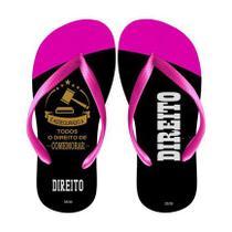 Chinelo Direito -ADV Listra colorida - Advocacia