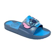 Chinelo Disney Stitch Mania Gáspea Slide 22994 Azul