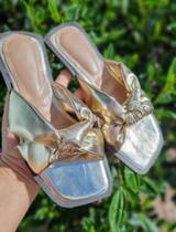 Chinelo dourado confort Chinelo dourado confort