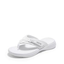 Chinelo DREAM PAIRS Feminino com Suporte para Arco Branco Nº 39