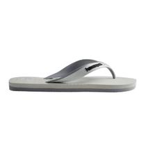 Chinelo Dual Havaianas Masculino 4145602 Branco/Cinza Chinelo Dual Havaianas Masculino 4145602 Branco/Cinza