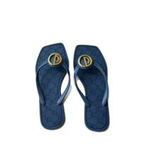 Chinelo Dumond Logo Azul Nautico