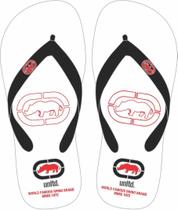 Chinelo Ecko Unltd Unissex Preto / Off White