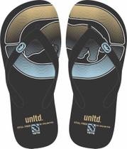 Chinelo Ecko Unltd Unissex Preto / Preto