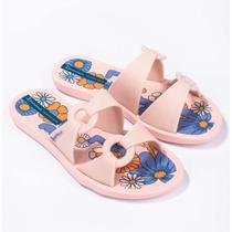 Chinelo Ella Print Infantil Rosa Bebe Tam. 26/27- Ipanema