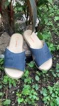 Chinelo em couro legítimo Gambo masculino Chinelo em couro legítimo Gambo masculino