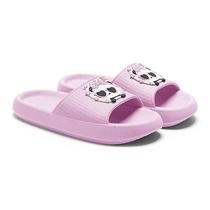 Chinelo Enfeite Panda Nuvem Slide Infantil Menina Confortável