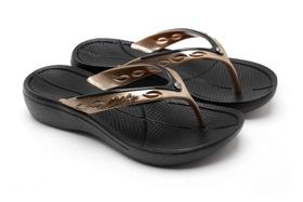 Chinelo Estilo Anabela Alcalay Anatômico Macio Confortável