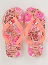 Chinelo Fantasy Milkshake Infantil Para Menina - ROSA/LARANJA Chinelo Fantasy Milkshake Infantil Para Menina - ROSA/LARANJA