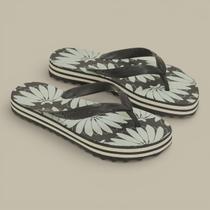 Chinelo Farm Plataforma Tiras Estampa Copabanana Verão 25 Tamanho:35Cor:Preto